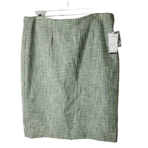 Premise Tweed Pencil Skirt Academia Sexy Secretary Retro NWT 10 Spring Office